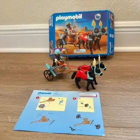 4244 Playmobil Egyptians Chariot Complete With Box