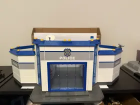 4264 Playmobil Police Station Headquarters Loose Incomplete - See Photos