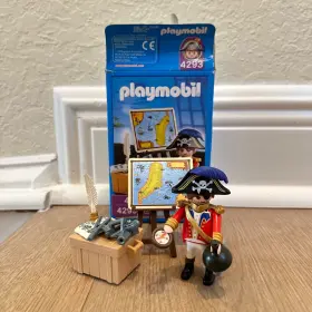 4293 Playmobil Pirate Captain And Accessories Complete With Box