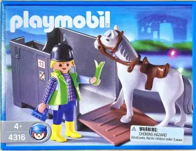 4316 Playmobil Horse Loader New In Sealed Box