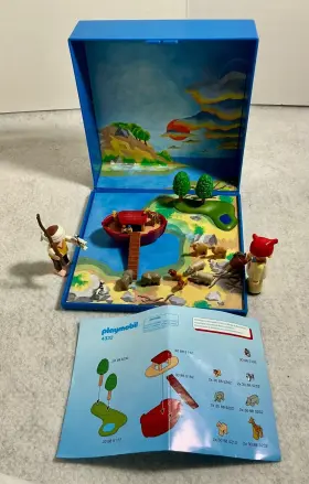 4332 Playmobil Micro Mini Noah S Ark Playset Complete