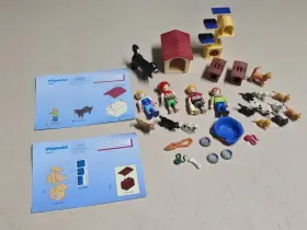 5535 Playmobil 4347 4498 Cat Scratching Tree Dog Family Playset