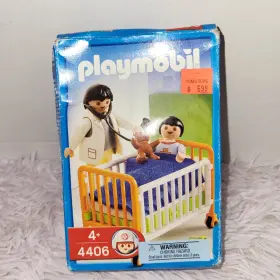 4406 Playmobil Doctor And His Little Patient- New Sealed Distressed Package