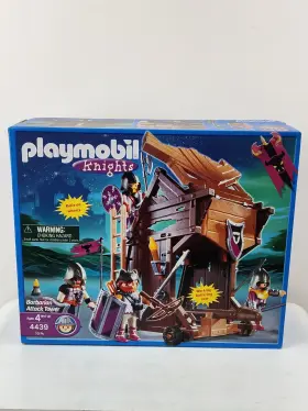 4439 Playmobil Barbarian Attack Tower Knights Medieval New 2004