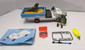 4464 Playmobil Zookeeper Caddy Play Set Retired Rare