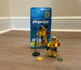 4479 Playmobil Deep Sea Diver Complete With Box