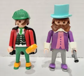 4501 Playmobil Sherlock Holmes Detective With Dr. Watson-like Figure