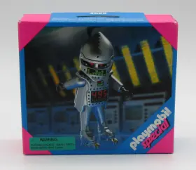 4528 Playmobil New Vintage Sealed 1996 Special Rollerblade Robot Figure