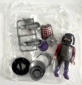 4567 Playmobil Sir Polkadot Battle Knight New In Bag No Box 1999