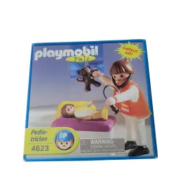 4623 Playmobil New Pals Pediatrician Play Set 2003 Malta Doctor Vintage Toy