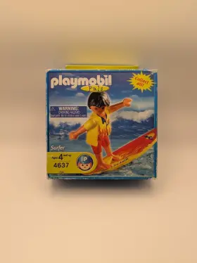 4637 Playmobil New Sealed Pals Surfer 2004