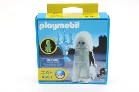 4650 Playmobil Vintage Scary Ghost Glows In Dark 2007 New Sealed