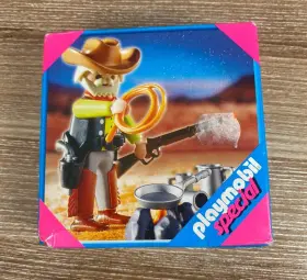 4665 Playmobil Camping Cowboy #4665 Nrfb Western Set - Unopened