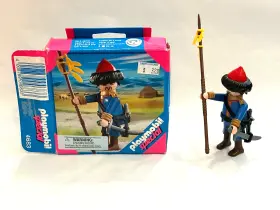 4683 Playmobil Special Mongolian Warrior Complete With Box
