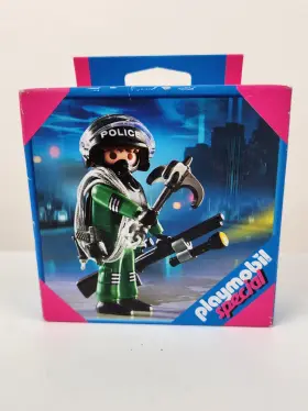 4693 Playmobil Swat Officer Policeman New 2009