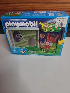 4701 Playmobil Sports Soccer Shootout Set Goal Balls 2005 Retired New Nos