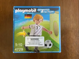 4729 Playmobil Soccer/football Player German Team New In Box