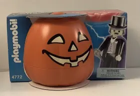 4772 Playmobil Halloween Vampire Count Dracula / Pumpkin - New