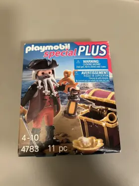 4783 Playmobil Pirate With Treasure Chest Special Plus