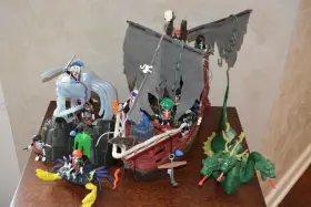 4928 Playmobil 4806 Ghost Pirates Sets Lot Of 4800 4803 4804 4805 Exc. Cond