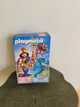4817 Playmobil Seahorse Rider Figure Set For Ages 4 Toy Collection