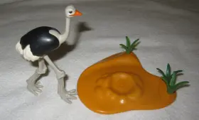 4831 Playmobil Ostrich Family Set Zoo Wildlife Bird Safari Africa