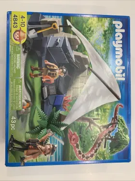 4843 Playmobil New Nib #4843 Treasure Hunters Camp Snake Hunter 2009