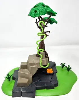 4847 Playmobil Rare Treasure Hunter / Jungle Scenery And Accessories