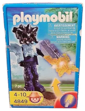 4849 Playmobil New Treasure Hunter Temple Guard With Orange Light