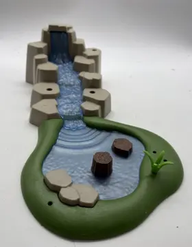 3716 Playmobil 4851 3072 Waterfall Base Piece