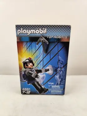 4881 Playmobil Top Agents Spy Secret Agent Figure Suction Cups New Sealed 2009