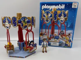 Playmobil 4888 Christmas Holidays Sled Carousel Merry Go Round Complete Note