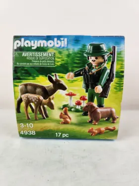 4938 Playmobil Hunter With Forest Animals Easter Egg New 2011 Spain
