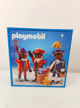5040 Playmobil Santas Helpers Christmas Gifts New 2012 W Bag Toys