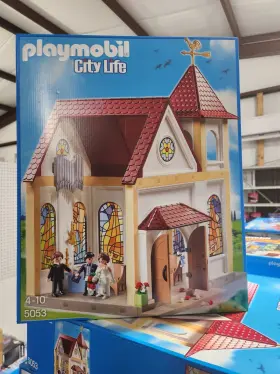 5053 Playmobil City Life Wedding Church Benches Flowers Amazing New 2013