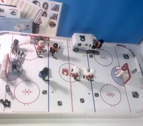 5068 Playmobil 5069 Nhl Hockey Arena Playset With Zamboni And 11 Figures -9 Extra Net