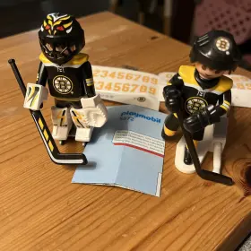 5073 Playmobil 5072 Nhl Boston Bruins Goalie Ice Hockey Sport Player Figure