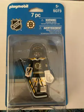 5073 Playmobil Nhl Boston Bruins Ice Hockey Sport Player Figure New Open Box