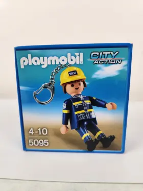 5095 Playmobil Thw Keychain Keyring New Special Limited Rare W Sealed Box