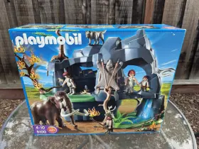 5100 Playmobil Huge Play Set Stone Age Prehistoric Times Mammoth Hunt Brand New