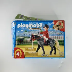 5110 Playmobil 2011 Country Show Horse With Stall For Children Ages 4 25-pcs