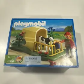 5124 Playmobil Calf Shelter 2010 Brand New Sealed Box