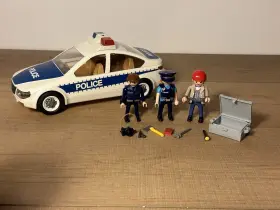 5184 Playmobil Police Car With Policemen - Bad Guy Accessories Excellent