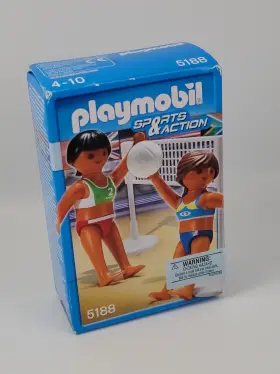 5188 Playmobil Sports And Action Series Beach Volleyball Nip
