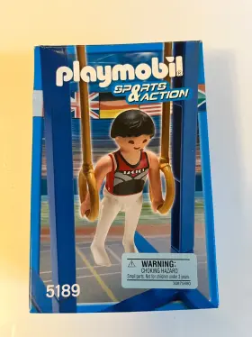 5189 Playmobil Sports Gymnastic Rings Set Retired New In Box