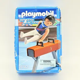 5192 Playmobil Sports And Action Set Gymnastics Pommel Horse 5 Piece Playset 2011
