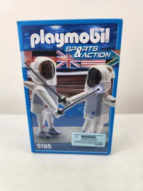5195 Playmobil Sports Action Fencing Fencers 2011 New In Box