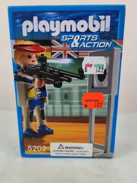 5202 Playmobil Target Shooter Sports And Action New 2011