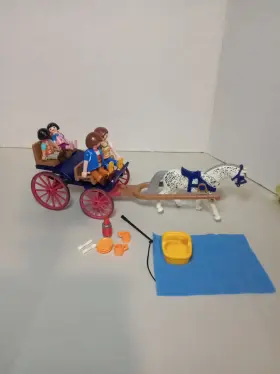 5226 Playmobil - Country Horse And Carriage Not Complete