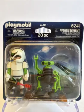 5241 Playmobil 2 Pack Astronaut Alien Robot Space